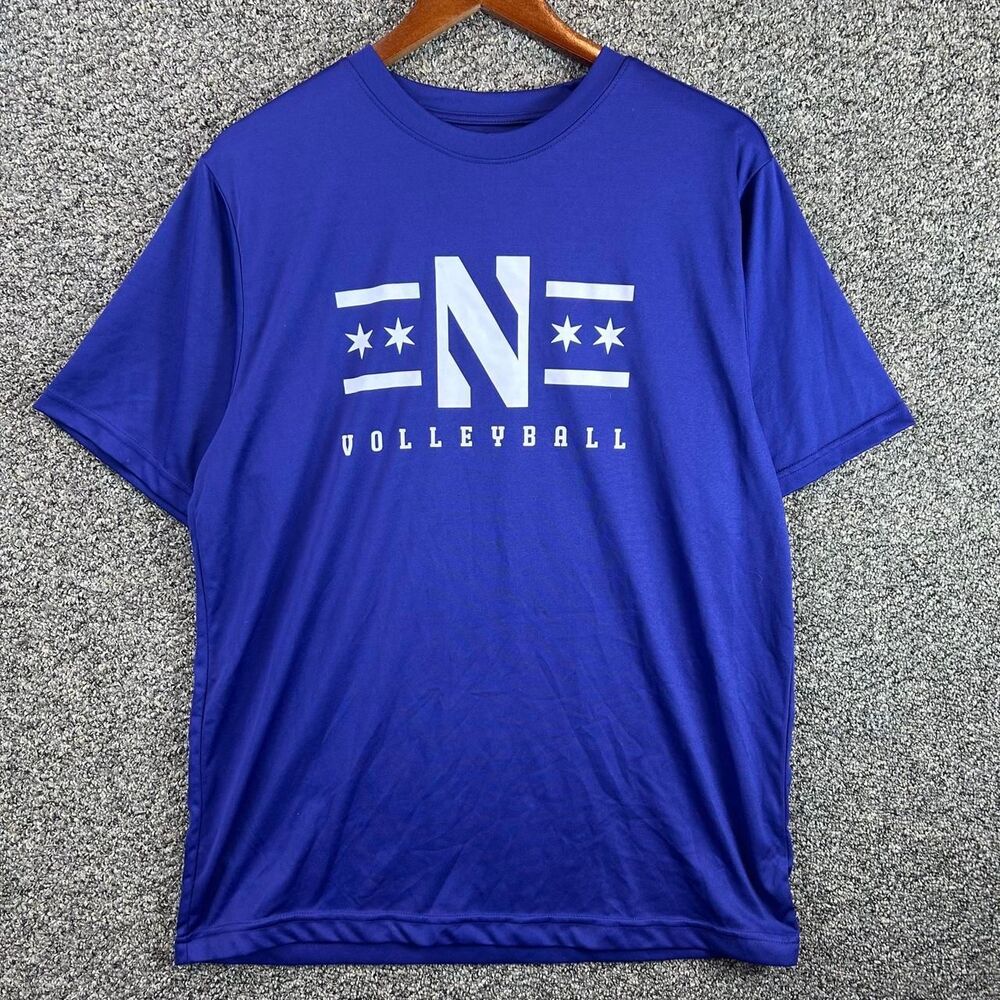 Unbranded Men's Blue and Purple T-shirt